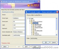 Upload Client Creator for WebNative (Windows) screenshot